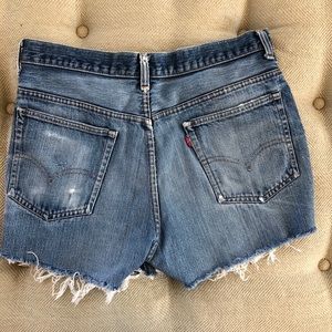 Vintage Levi’s Cutoff Jean Shorts Zip Fly 34W